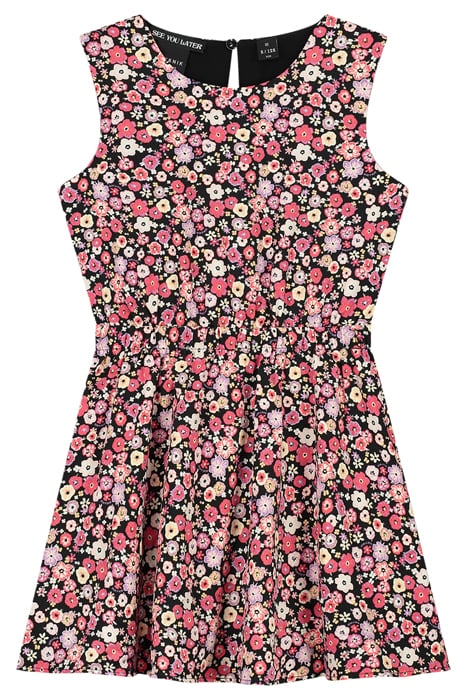 NORA DRESS CANDY PINK/BLACK 1