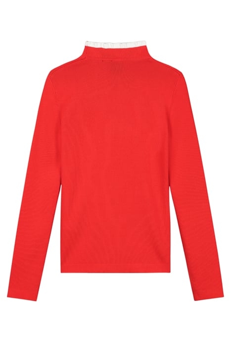 ZOHRA TOP POPPY RED 2