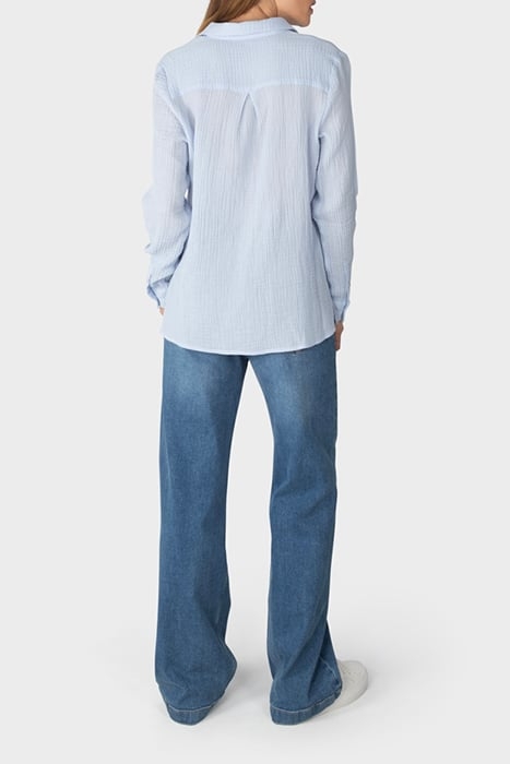 BLOUSE WOVEN LONG SLEEVES XENON BLUE 4