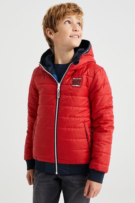 JACKET REVERSIBLE BOMBER BRIGHT RED 2