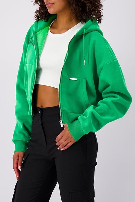 ARCH ZIPPED HOODY GREEN 4
