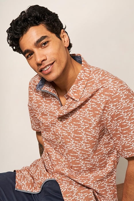 SHARK PRINTED SHIRT DEEP PINK 5