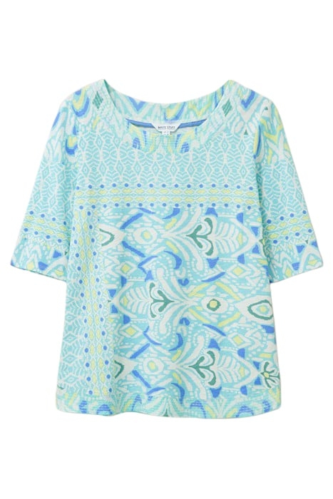 WEAVER JERSEY TEE TEAL 4