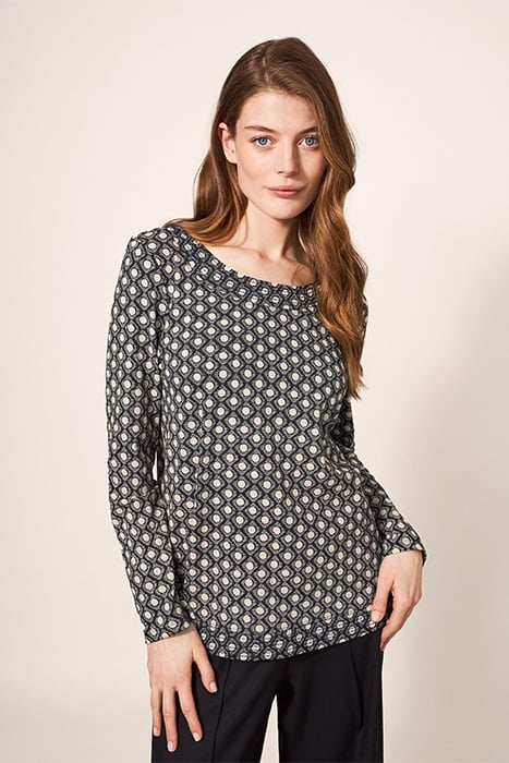 LONG SLEEVE WEAVER TEE BLACK 1