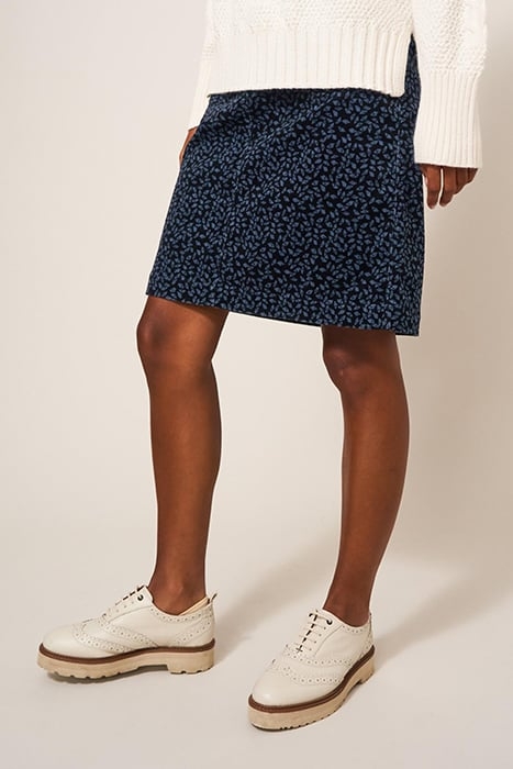 MELODY CORD SKIRT GREY 1