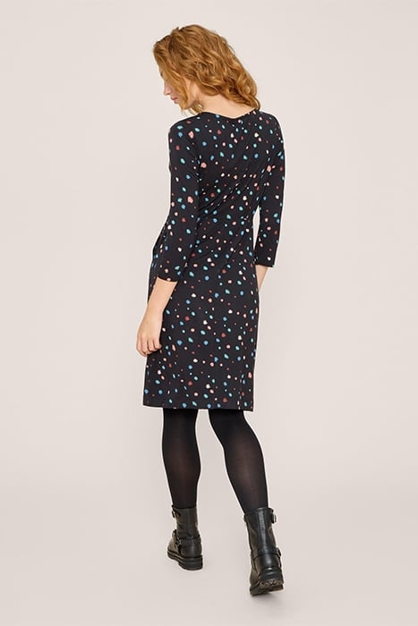 TALLIE ECO VERO JERSEY DRE BLACK PRINTED 2