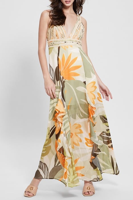 SL SERENA DRESS FOLIAGE FORM PRINT 1
