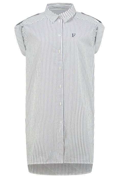 SUS SHIRT DRESS BLUE PINSTRIPE 1