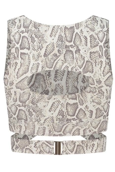 SNAKE WRAP SPORT TOP CREAM 2