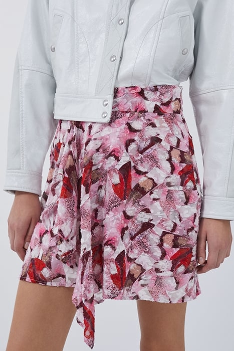 CARTIS MINI SKIRT IN MIXED PINK 1