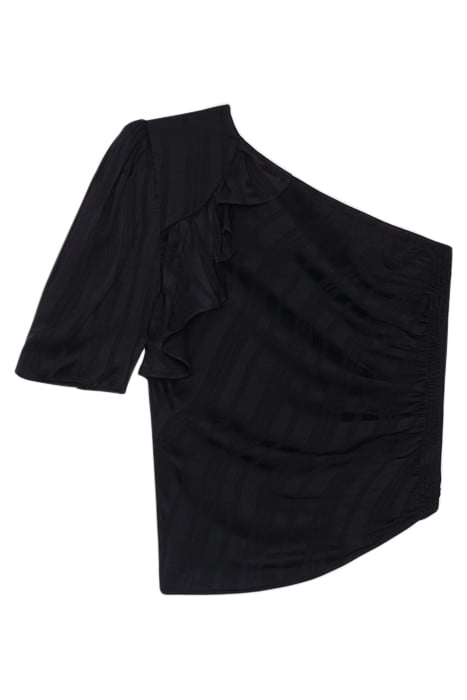 POLK BLOUSE IN BLACK 3