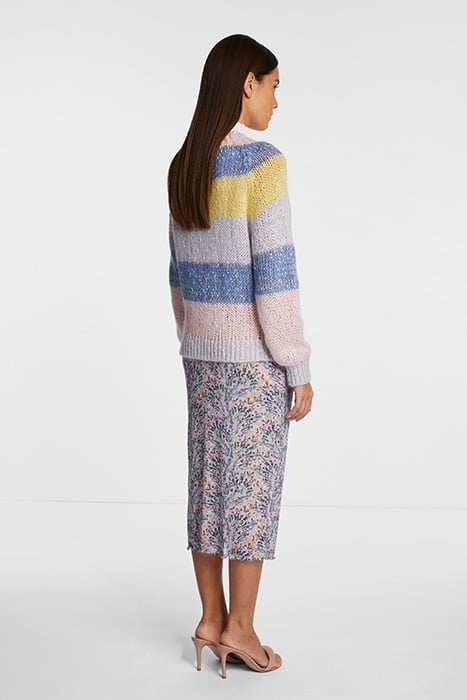 MESH PENCIL SKIRT RECYCLED ROSE QUARTZ 2