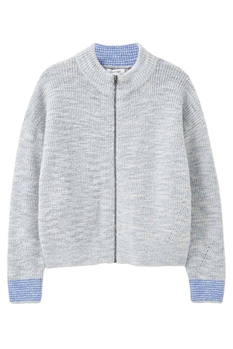 WEEKEND BOMBER GREY MARL 2