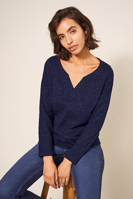 NELLY SPARKLE TEE DARK NAVY 3