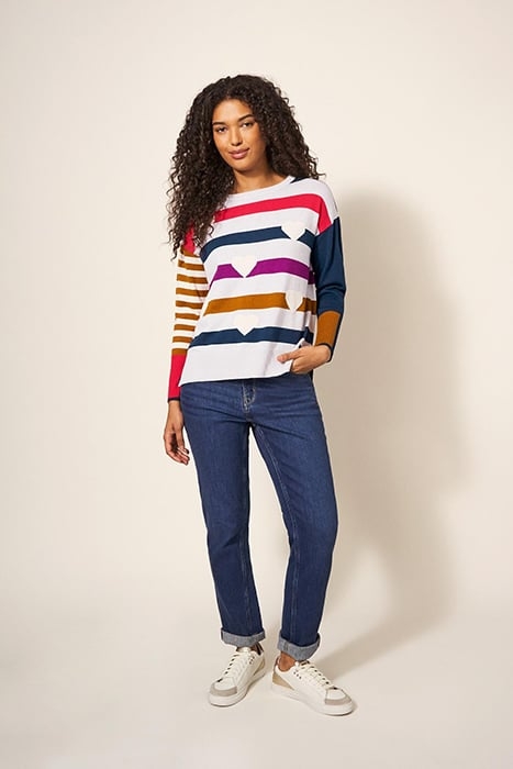 OLIVE HEART JUMPER GREY 1