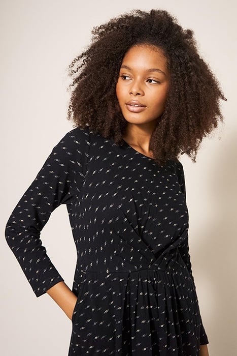 BILLIE METALLIC JERSEY DRE BLACK 4