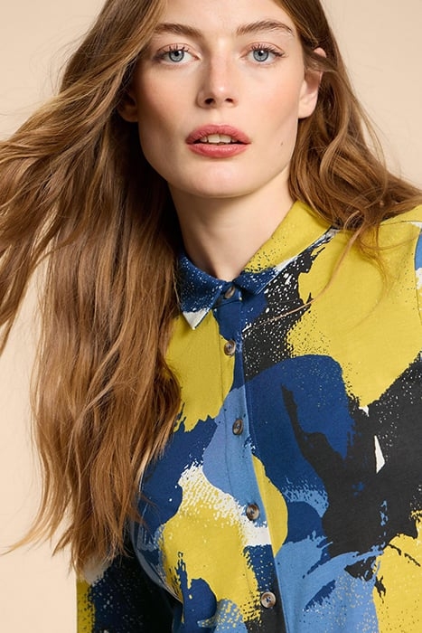 RUA JERSEY SHIRT DRE BLUE PRINTED 4