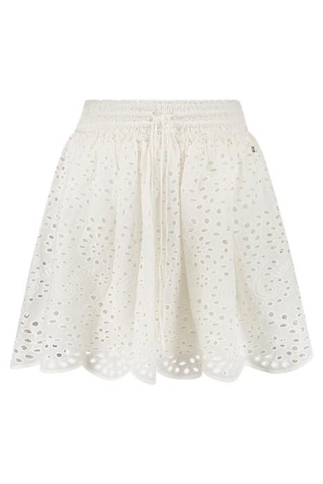 REBECY BRODERIE SKIRT OFF WHITE 1