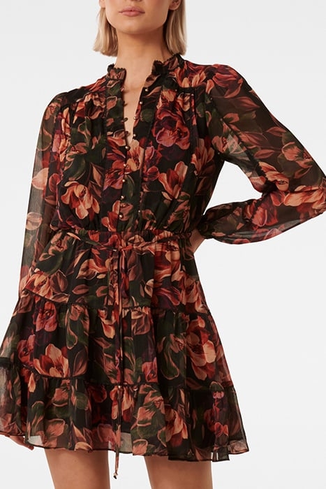 FLEUR PRINTED SKATER MINI WRIGHT FLORAL 1