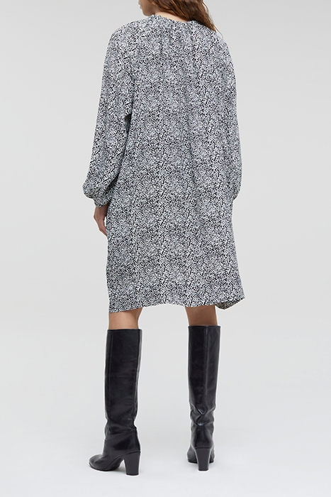 GATHERED DRESSES IVORY 2