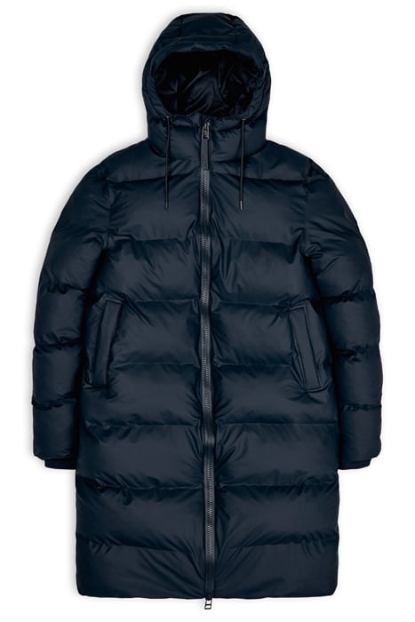UNISEX LONG PUFFER JACKET NAVY 5