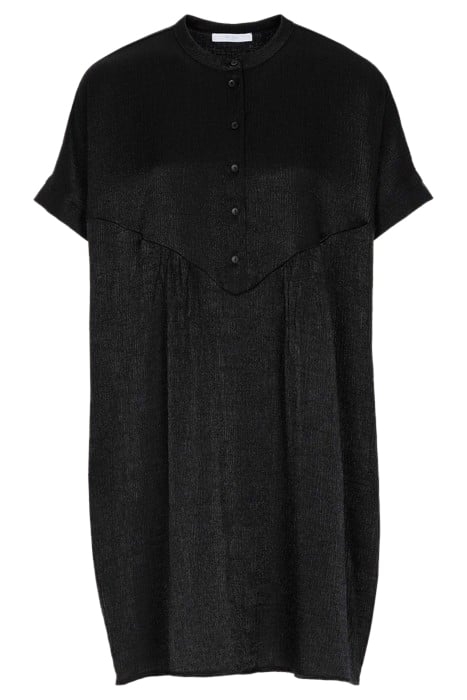 TAIS GLOSS CRINKLE DRESS BLACK 3