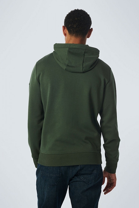 SWEATER HOODED FULL ZIPPER DOUBLE LAYER JACQUARD STRETCH DAR 2