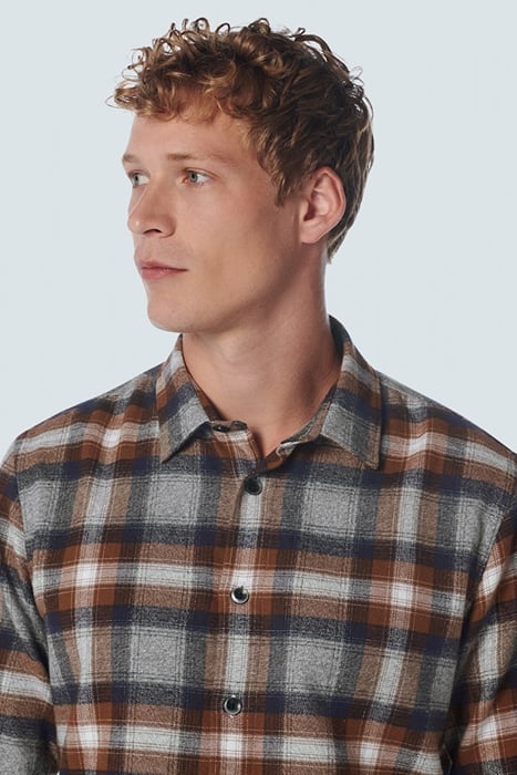 SHIRT CHECK CARAMEL 6