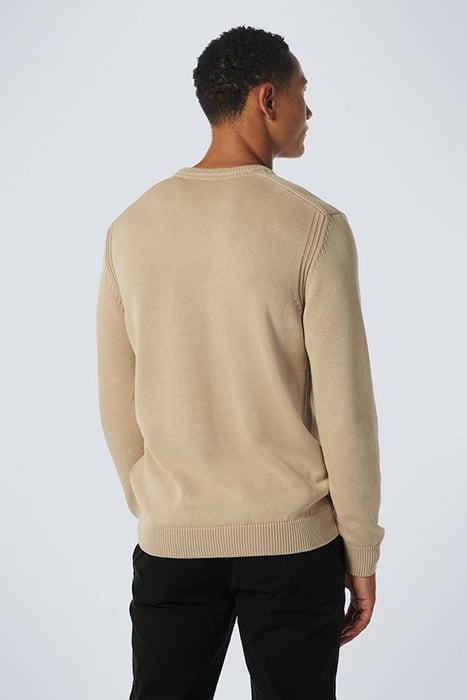 PULLOVER CREWNECK RELIEF GARMENT DYED + STONE WASHED STONE 2