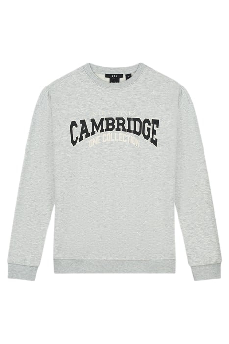 ONE CITY SWEATSHIRT LIGHT GREY MELANGE 3