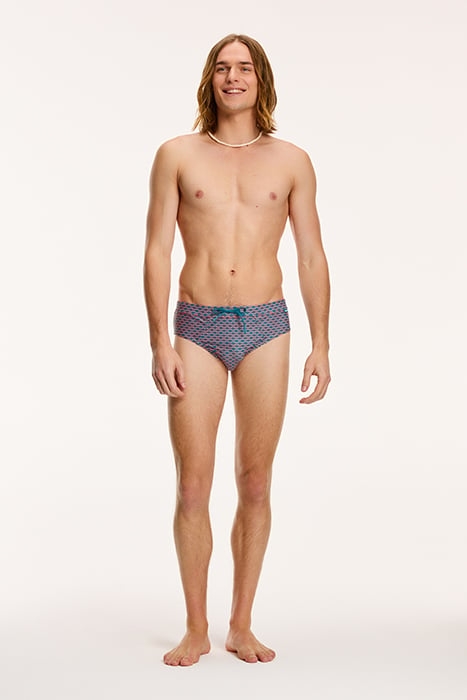MEN SWIMBRIEF HAMMAM DEEP LAGOON BLUE 3