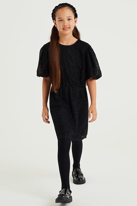 DRESS MID LENGTH BLACK 2