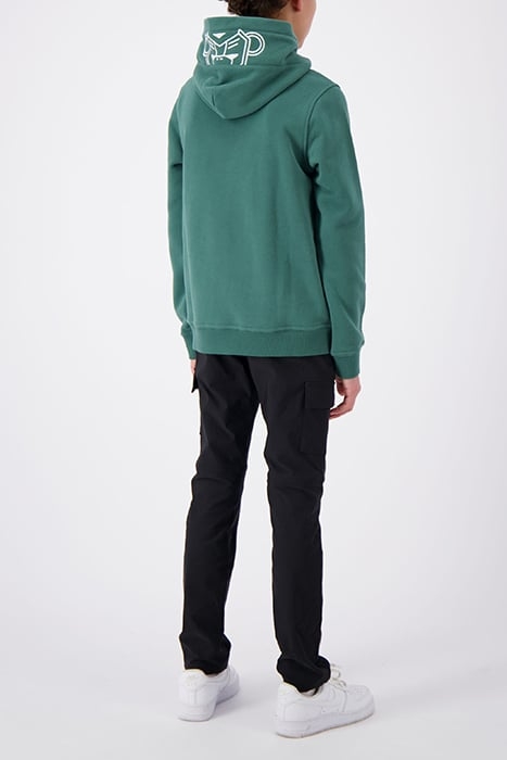 JR. SCRIPT HOODIE GREEN 4