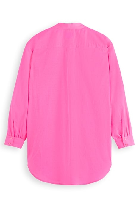 EXTRA OVERSIZED SHIRT FLUO PINK 2