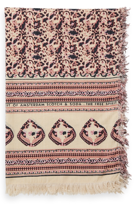 SWIM CAPSULE - SARONG WITH PRINT BLOCK FLORAL 2