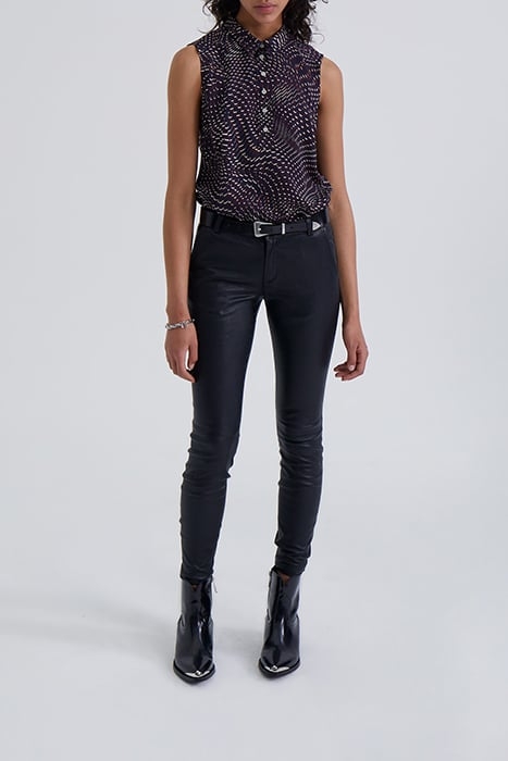 GARNET PSYCHEDELIC PRINT TOP 3