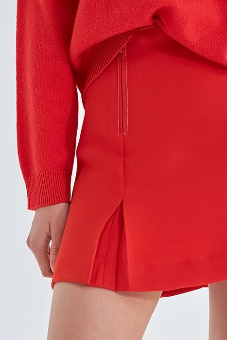 TANGERINE A-LINE SHORT SKIRT 5