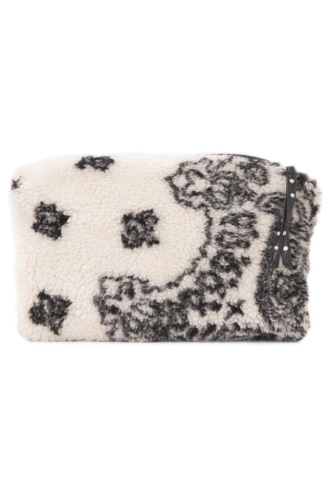 OFF-WHITE BANDANA MOTIF SHERPA CLUTCH BAG 2