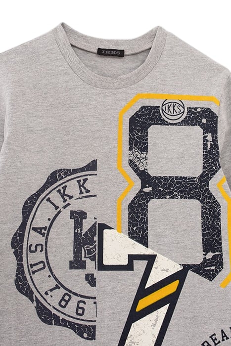 MOTTLED GRAY SWEATSHIRT 3