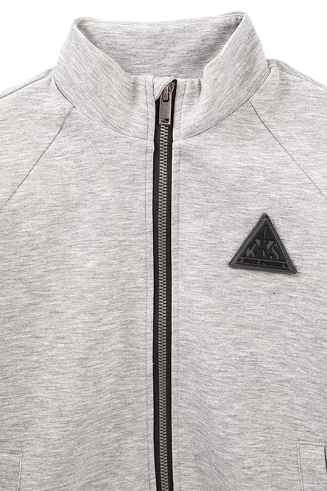 BOYS’ GREY CARDIGAN WITH BLACK AND REFLECTIVE DETAILS 3