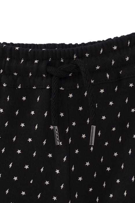 GIRLS’ BLACK JOGGERS WITH LIGHTNING STAR PRINT 4