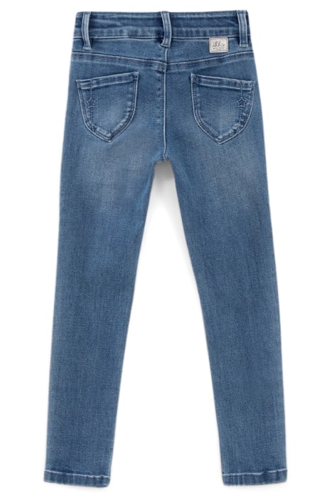 GIRLS’ SKINNY JEANS WITH MICROBEADS DOWN SIDES 3