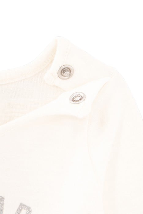 BABY GIRLS’ ECRU T-SHIRT WITH ROLLER SKATE IMAGE 4