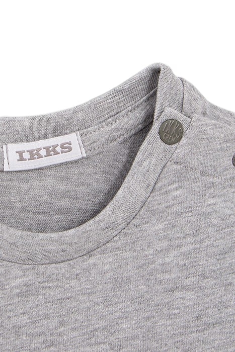 BABY BOYS’ GREY T-SHIRT WITH LENTICULAR SKATEBOARD IMAGE 3