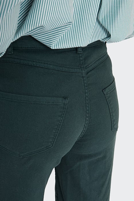 IMPERIAL GREEN FLARED JEANS 6