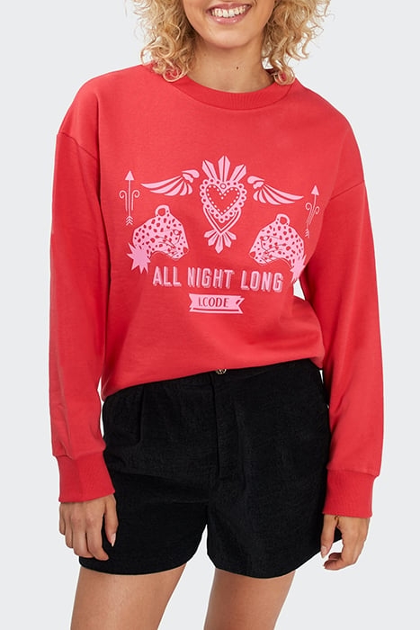 FLASH PINK ROCK IMAGE SWEATSHIRT 1