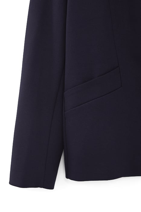 NAVY HOODED SUIT JACKET 8