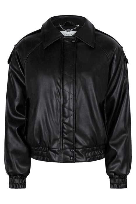 ELVIS FAUX BOMBER JACKET RAVEN 3