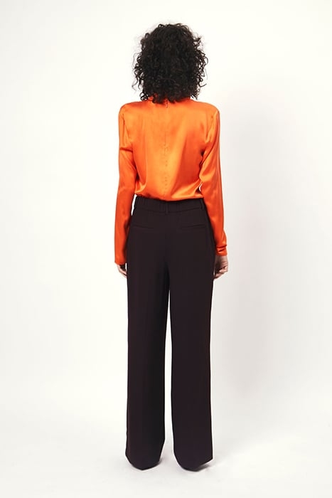 IPSUM SILK DRAPEY TOP SIGNAL ORANGE 2