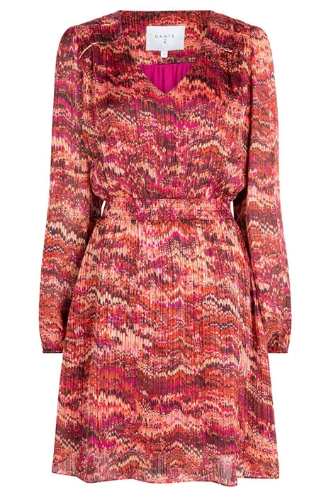 ODINE PRINTED MINI DRESS MULTICOLOUR 3